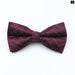 Bowtie For Men Plaid Stripes Dots