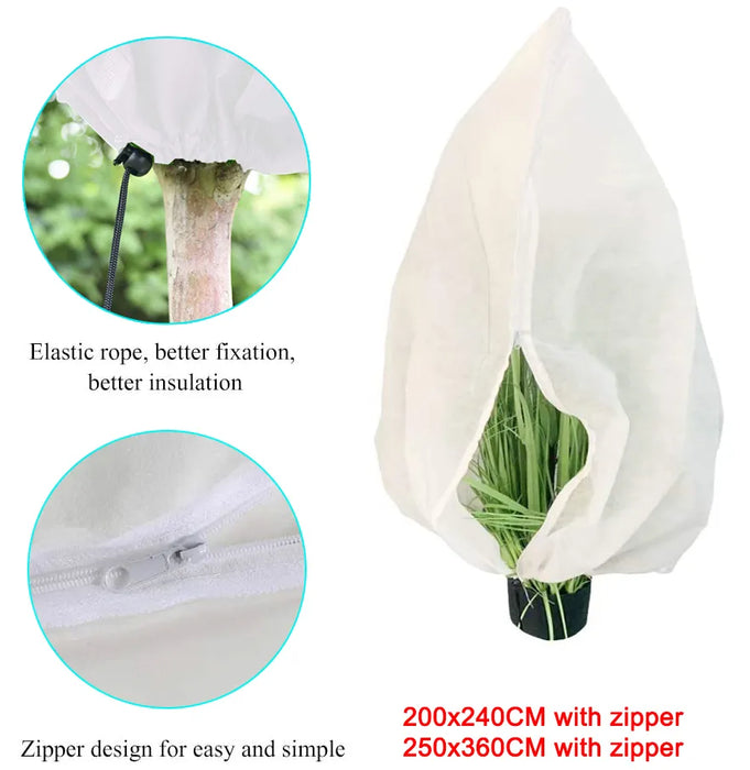 Warm Cover Tree Shrub Plant Protecting Bag Frost Protection Yard Garden Winter Waterbulbs Plant Cover