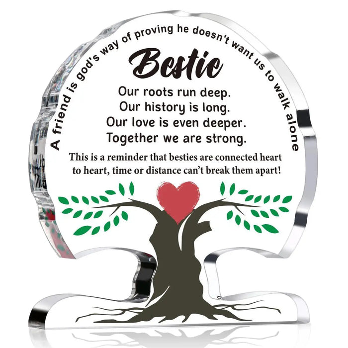 Friendship Plaque For Bestie Birthday Graduation & Thank You Gifts