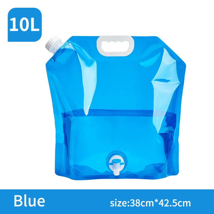 Portable 5/10l Folding Water Bag For Camping