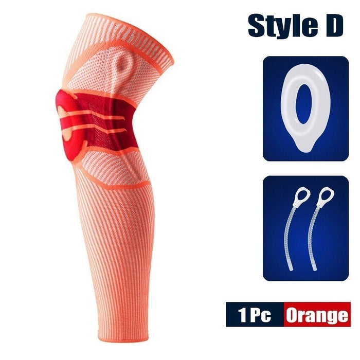 Non-slip Breathable Leg Sleeve Knee Pad With Thickened Silicone Ring