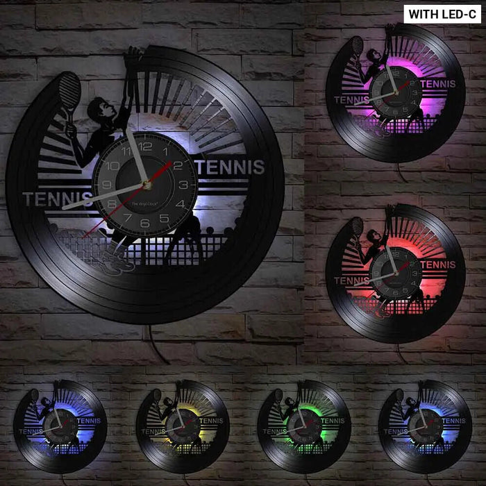 Grand Slam Tennis Wall Clock