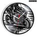 Retro Motorcycle Wall Clock