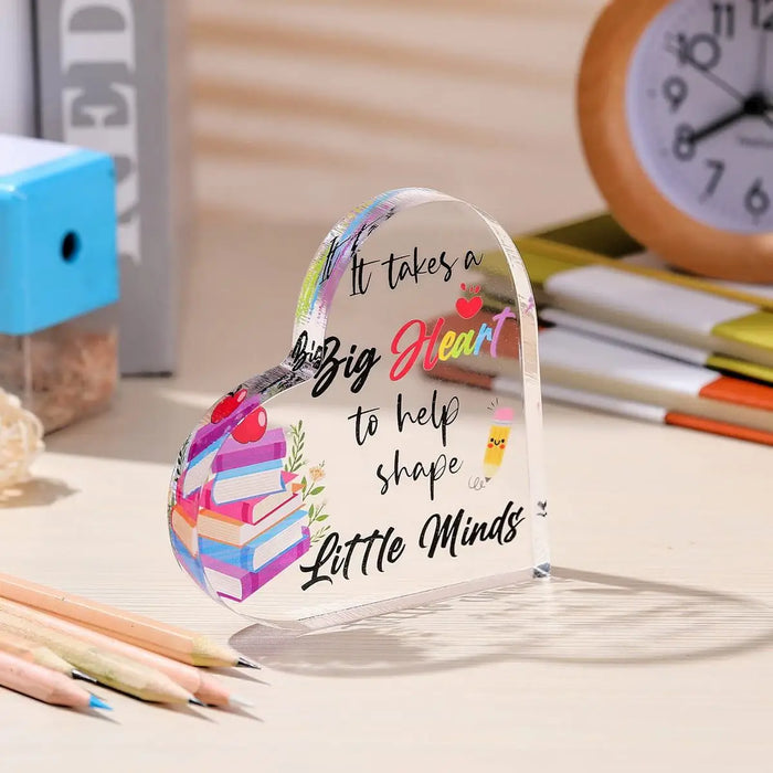 Acrylic Paperweight Unique Teacher Gift