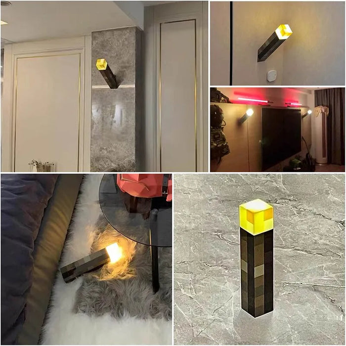 Usb Rechargeable Led Torch Lamp For Bedroom Decor