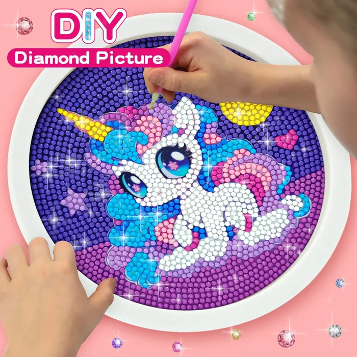 5d Unicorn Diamond Painting Kit For Kids