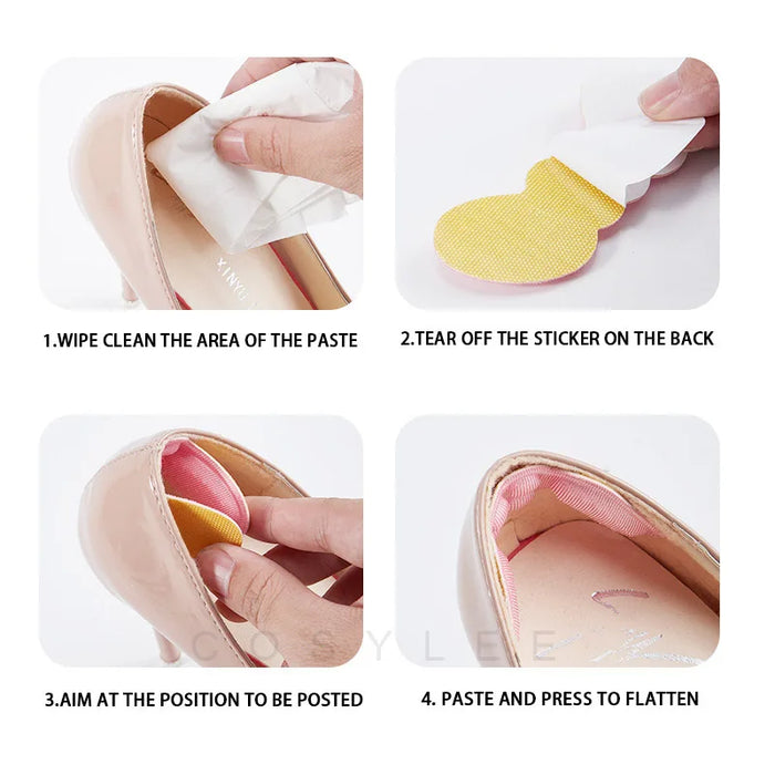 3 Pairs Heel Insoles For Pain Relief And Protection