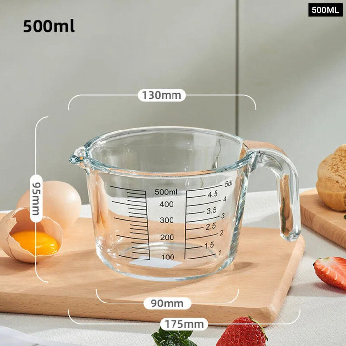 Glass Measuring Cup For Baking And Cooking