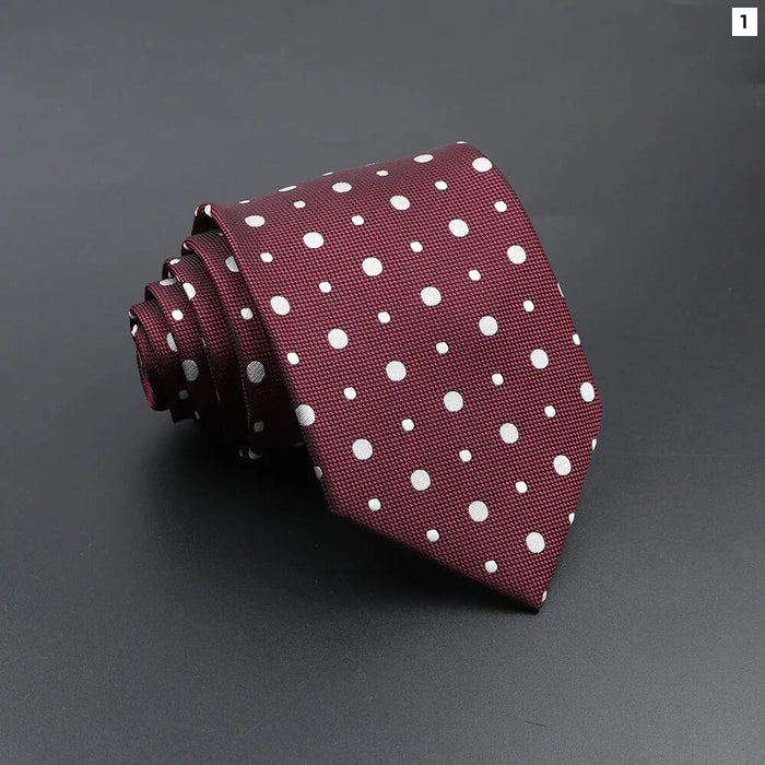 Blue Plaid Striped Tie 8Cm Classic Necktie For Mens Fashion For Daily Wear Weddings And Gifts