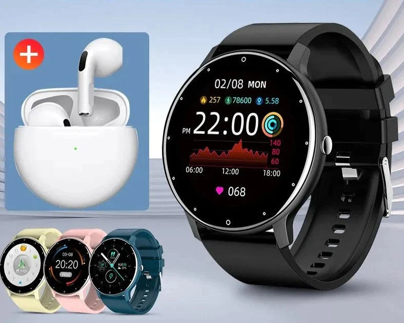 2024 Lige Smart Watch With Real Time Activity Tracker And Heart Rate Monitor