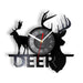 Wild Deer Hunter Vinyl Record Wall Clock