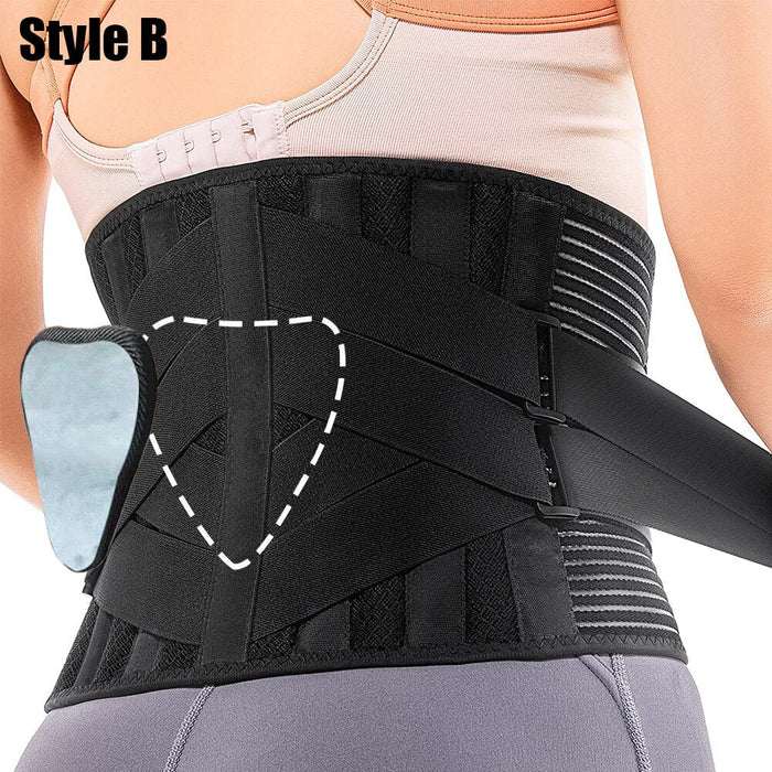 Sports Lower Back Brace With Removable Lumbar Pad for Men Women