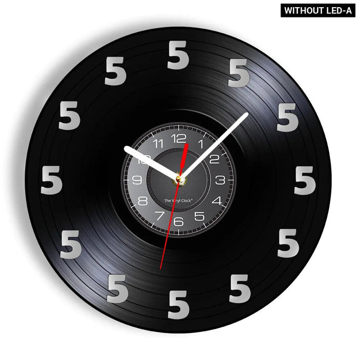 Real Vinyl Record Wine Wall Clock