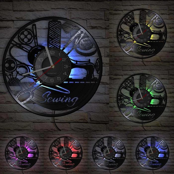 Seamstress Wall Clock