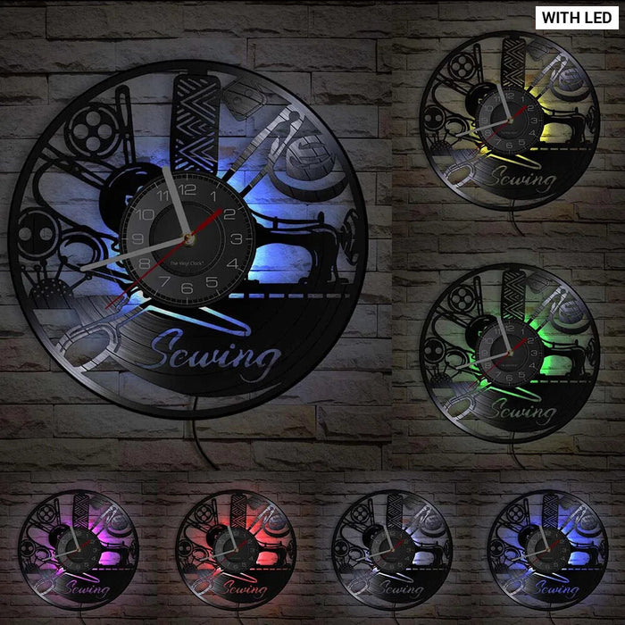 Seamstress Wall Clock