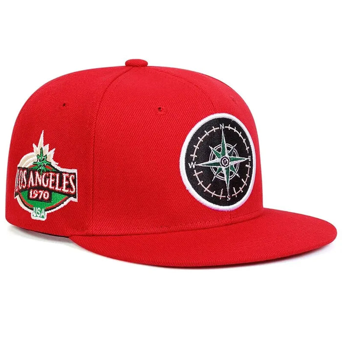 Adjustable Compass Embroidered Baseball Cap / Hat