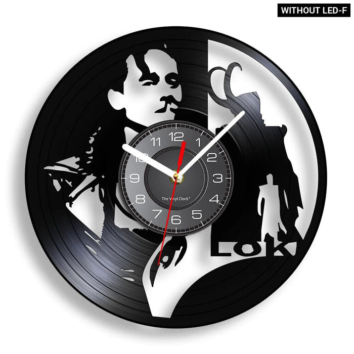 Retro Loki Vinyl Lp Wall Clock