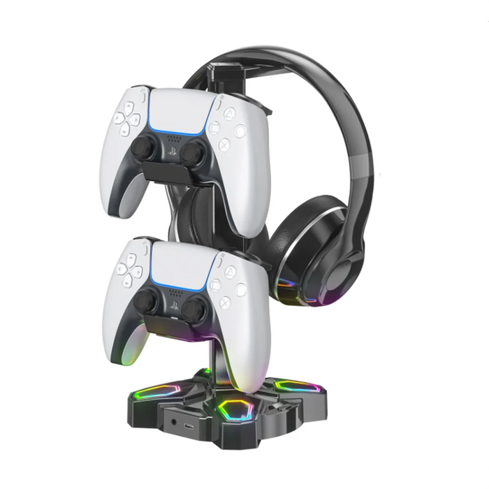 Rotatable Gaming Headset Stand Usb Ports