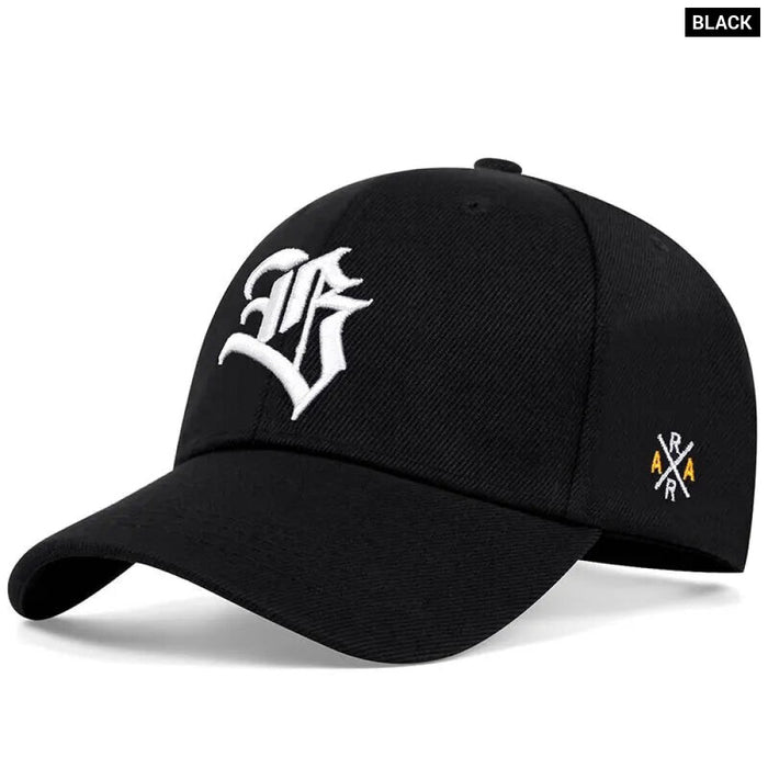 Adjustable Gothic Embroidered Baseball Cap / Hat For Outdoor Wear