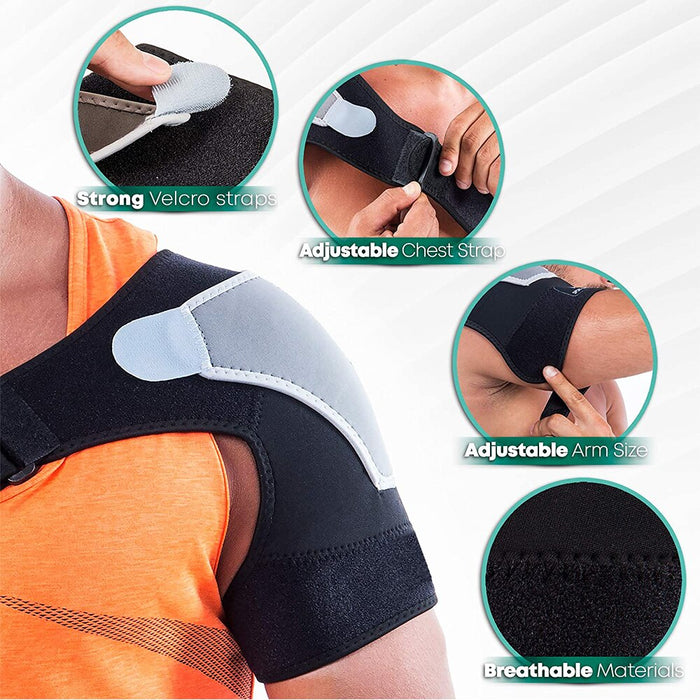 Shoulder Compression Brace Immobilizer For Men Women