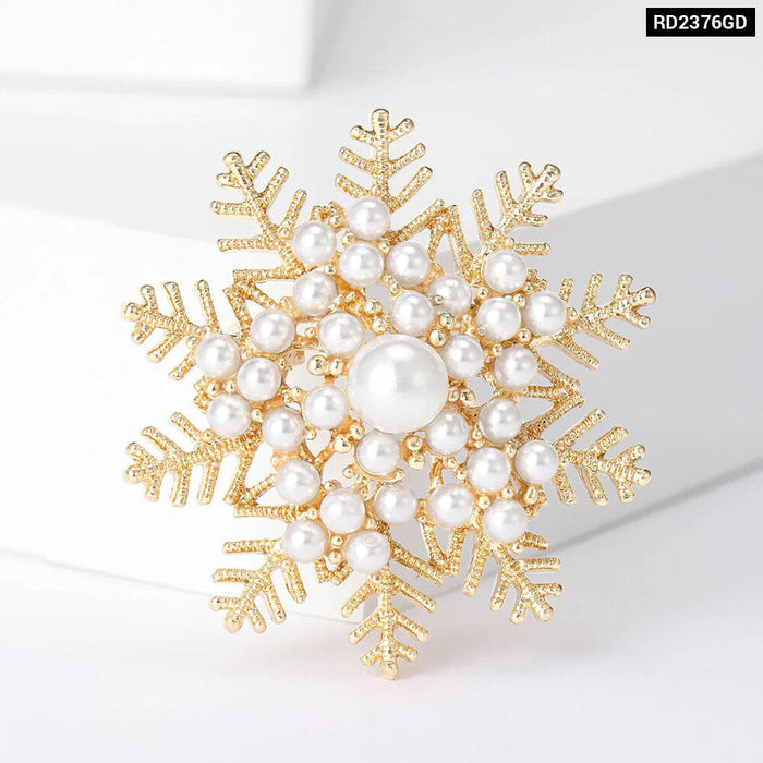 Snowflake Brooch Pin