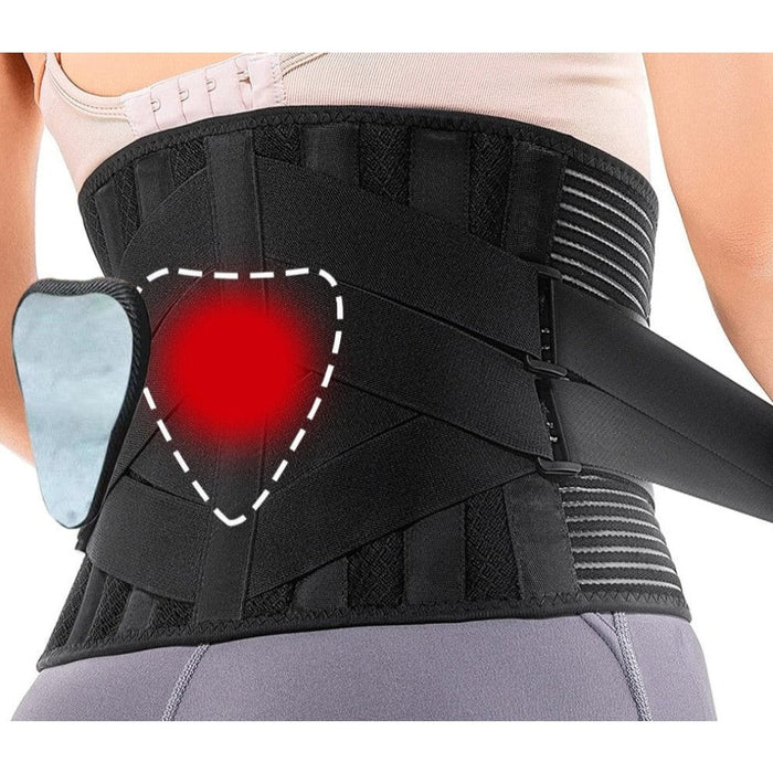 Sports Lower Back Brace With Removable Lumbar Pad for Men Women