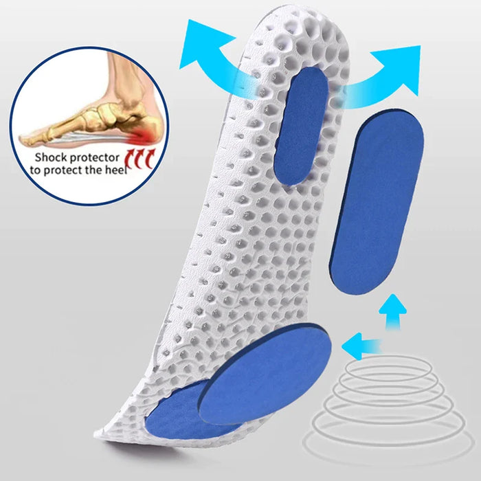 Shock Absorbing Sports Insoles For Comfortable Feet