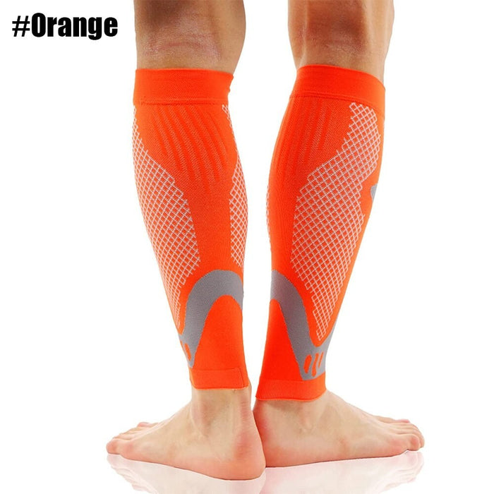 1Pair Sports Calf Compression Leg Sleeves For Running Basketball Football