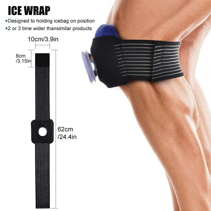 Durable Reusable Cold And Hot Water Therapy Bag with Adjustable Wrap For Leg Injury Headaches Toothache