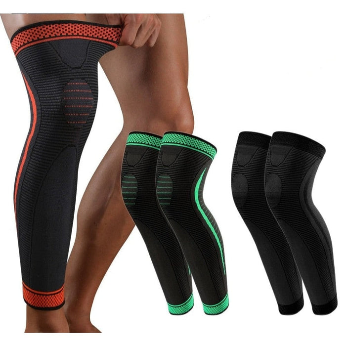 Long Knee Leg Compression Sleeves for Cycling Running Basketball Joint Pain Relief