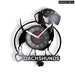 Retro Dachshund Vinyl Record Wall Clock