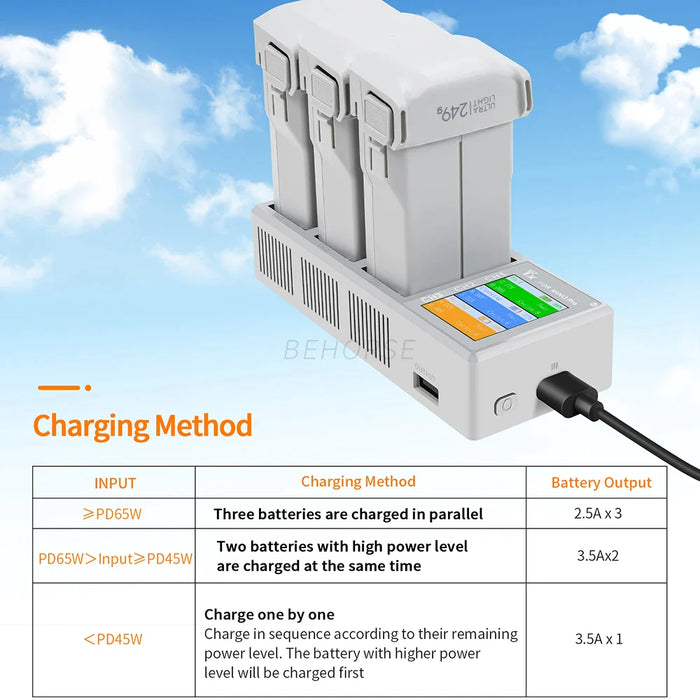 Charging Hub For Dji Mini 4 Pro Drone