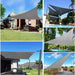 420d Waterproof Shade Sail Square Rectangle Sunshade Garden