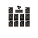 5pcs/2pcs/10pcs Wireless Bluetooth 5.3 Xkt08 Gaming Tws Low