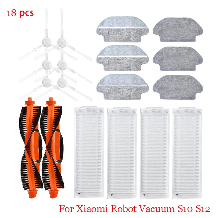 Xiaomi Robot Vacuum Parts Main Brush And Mop Set