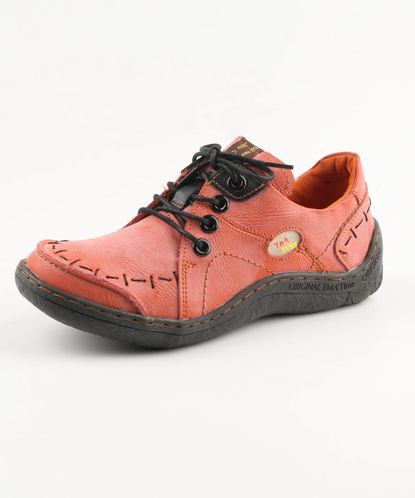 Hand Stitching Leather Womens Sneaker