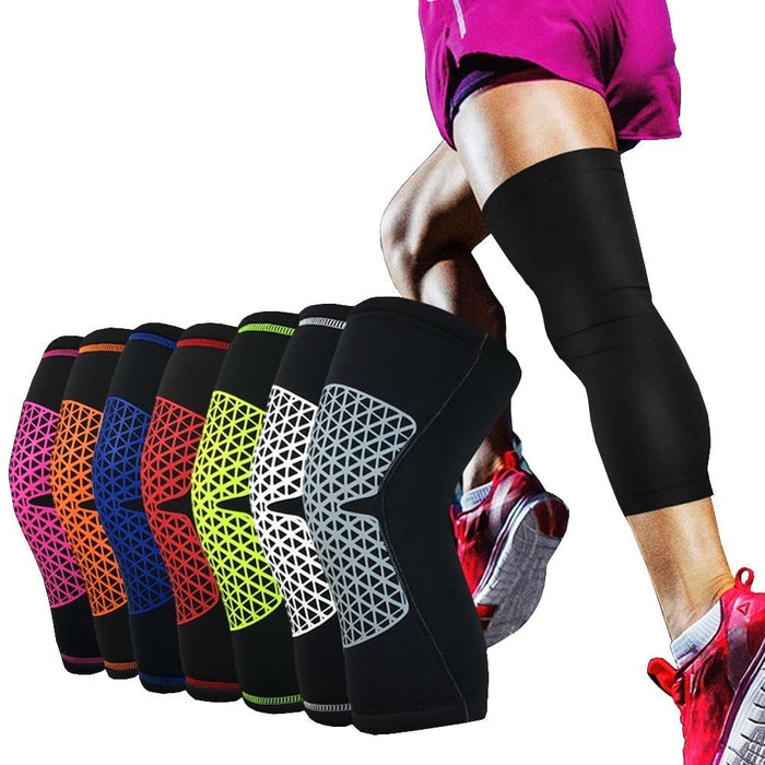 1Piece Elastic Nylon Sports Knee Sleeves Braces For Fitness Running Cycling