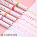 Kawaii Flower Highlighter Pens 6 Pieces Set For Writing