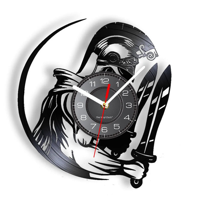 Warrior King Vinyl Record Wall Clock