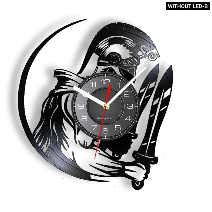 Warrior King Vinyl Record Wall Clock