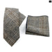 Mens Plaid Wool Tie Set For Business Weddings And Gifts