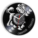 Chic Chinese Crested Dog Wall Clock