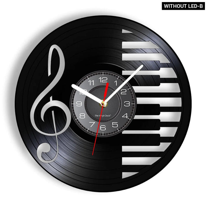 Musical Instrument Vinyl Wall Clock