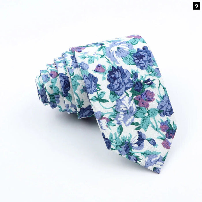 Cartoon Fruit Floral Animal Neck Ties Mens Casual Cotton Tie For Weddings And Parties