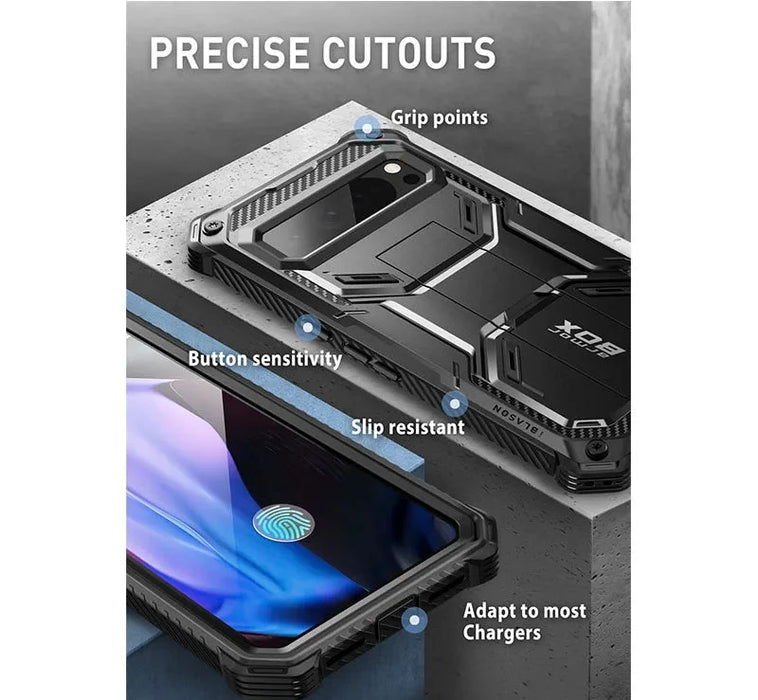 For Google Pixel 9 Pro Xl Armorbox Full-Body Rugged Bumper Protective Phone Case With Built-In Screen Protector