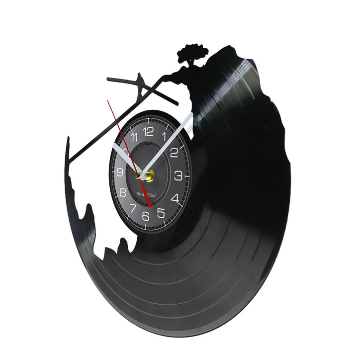 Extreme Sports Vinyl Record Clock