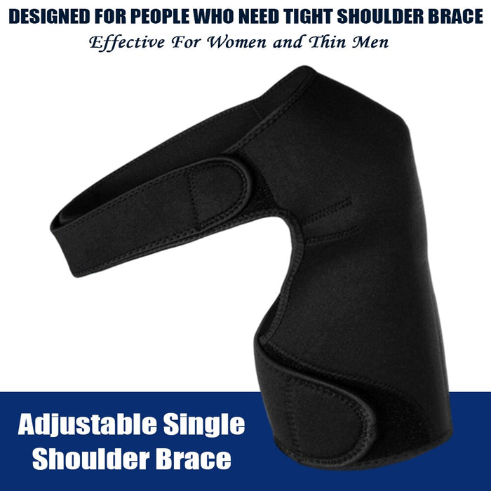 Breathable Left and Right Shoulder Brace Strap for Rotator Cuff Tear Shoulder Pain Relief