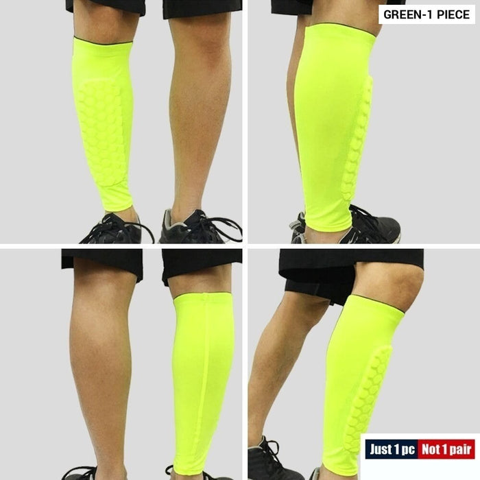 1Pc Sports Honeycomb Compression Calf Leg Sleeve For Pain Relief Running Cycling