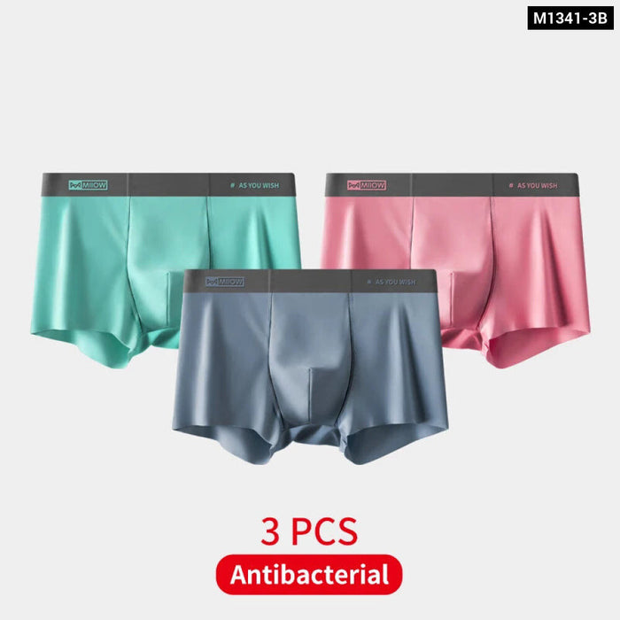 Pack Of 3 Soft Breathable Mens Underwear Antibacterial