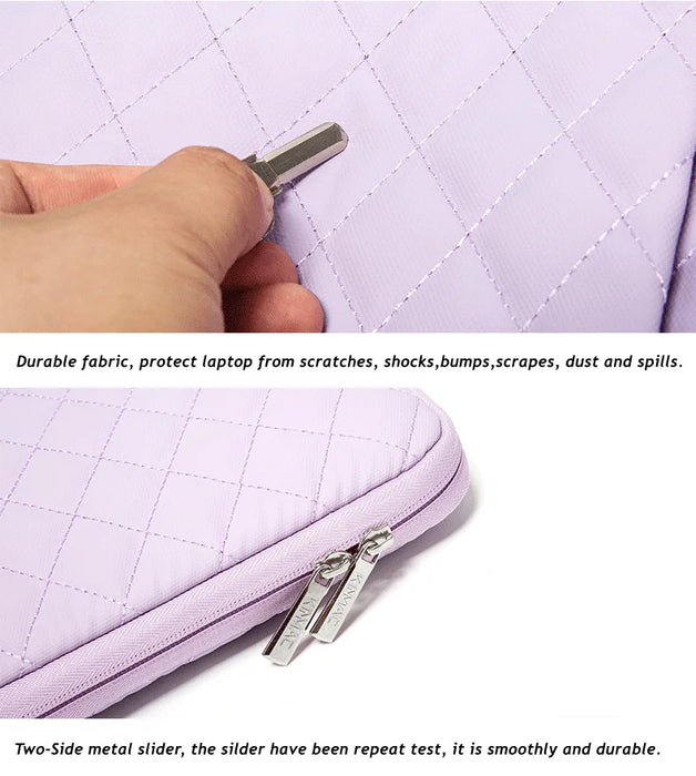 For Macbook Air Pro Unisex 12,13.3,14,15.4,15.6 Inch Embroidery Hand & Laptop Bag